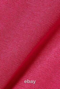 GAUGE81 Beja One-shoulder Pink Knitted Mini Dress in XS