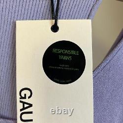 GAUGE81 Women's Lilac Gyda Long Sleeve Layered Bodysuit Size Medium NEW