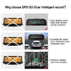 GO2 For Car Electronics GPS Speedometer HUD Display GPS Speed Projector Device