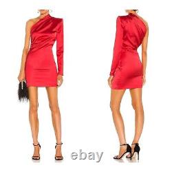 Gauge81 Women's NWT Charras One Shoulder Mini Dress Fiery Red Size Medium