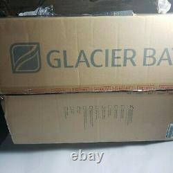 Glacier Bay Brushed 18 Gauge Stainless Steel All In One Double Bowl Kitchen Sink