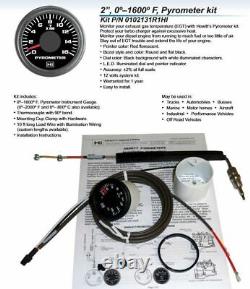 Hewitt Universal Diesel EGT /Pyrometer & Boost Gauge Kit 010TM5008 FREE SHIPPING