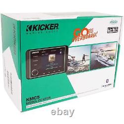 Kicker 46KMC5 Marine Media Center, 240 Watt Gauge Bluetooth Boat Stereo Receiver