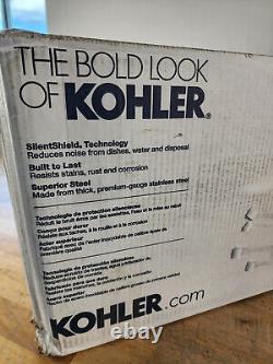 Kohler 33x22x9 R75791-2PC-NA All-In-One Double Kitchen Sink Kit with Faucet