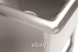 Kratos 28 16-Gauge Stainless Steel One Compartment Sink 23x23x12 Bowl