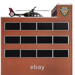 Limited Edition One Police Plaza Building Operating Helicopter! O Gauge Scale