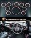 Mini Cooper/s/one F55 F56 F57 Pink Interior Rings Kit For Model Witho Navigationxl