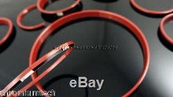 MINI Cooper/S/ONE F55 F56 F57 RED Interior Rings Kit for models withNavigation XL