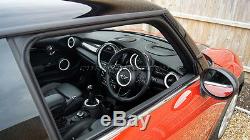 MINI Cooper/S/ONE F55 F56 F57 WHITE Interior Rings for models WithO Navigation XL
