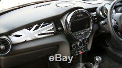 MINI Cooper/S/ONE F55 F56 F57 WHITE Union Jack Dashboard Panel Trim Cover LHD