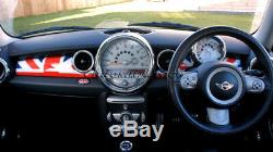 MINI Cooper/S/ONE Union Jack Dashboard Panel Cover R55 Clubman R56 R57 R58 LHD