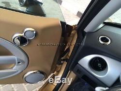 MK1 BMW MINI Cooper/S/ONE R50 R52 R53 Chrome Interior Dial Dashboard Kit 25pc