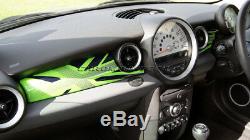 MK2 MINI Cooper/S/ONE R55 R56 R57 R58 R59 Green Union Jack Dashboard Panel Cover