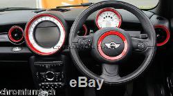 MK2 MINI Cooper/S/One R55 R56 R57 R58 R59 RED Dashboard Interior Ring Kit