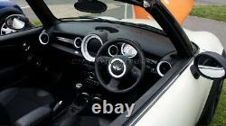 MK2 MINI Cooper/S/One R55 R56 R57 R58 R59 WHITE Dashboard Interior Anello Kit