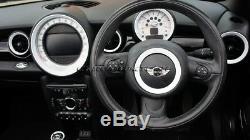 MK2 MINI Cooper/S/One R55 R56 R57 R58 R59 WHITE Dashboard Interior Ring Kit