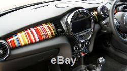 MK3 MINI Cooper/S/ONE F55 F56 F57 Multi Colour Stripe Dashboard Panel Cover LHD