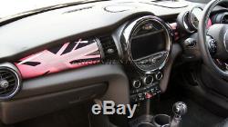 MK3 MINI Cooper/S/ONE F55 F56 F57 PINK Union Jack Dashboard Panel Cover LHD
