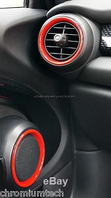 MK3 MINI Cooper/S/ONE F55 F56 F57 RED Interior Rings for model WithO Navigation XL