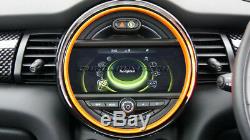 MK3 MINI Cooper/S/ONE F55 F56 ORANGE Interior Rings for models WithO Navigation XL