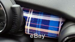 MK3 MINI Cooper/S/ONE/JCW F55 F56 F57 Blue Tartan Dashboard Panel Trim Cover