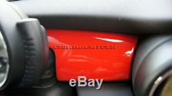 MK3 MINI Cooper/S/ONE/JCW F55 F56 F57 RED Dashboard Panel Trim Cover for LHD