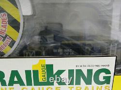 MTH 70-79013- G / One Gauge-Flat Car CHANNEL 4 NEWS Operating Helicopter Car NIB