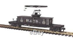 MTH 70-79013, G Scale / One Gauge, Operating Helicopter Car Channel 4 News