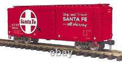 MTH RailKing G Gauge 70-74086 Santa Fe One Gauge 40' Box Car BRAND NEW
