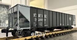 MTH RailKing One-Gauge 2pc Set-Erie D. A. P. 4-Bay Hoppers #32609 WithLoad 70-75022