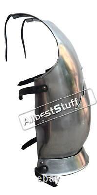 Medieval Knight Steel Body Armor Roman Muscle Plate Cuirass with Leather Strap