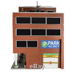 Menards O Gauged ONE POLICE PLAZA Building with Animated Helicopter prebuilt +
