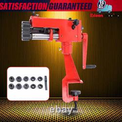 Metal Bead Roller Machine Professional Sheet Steel Bender 22-Gauge with 6 Dies Kit