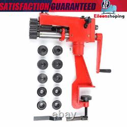 Metal Bead Roller Machine Professional Sheet Steel Bender 22-Gauge with 6 Dies Kit