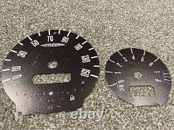 Mini One Cooper S JCW Custom Speedometer Rev Dial Gauge Faces Trim R50 R52 R53
