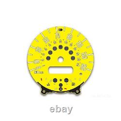 Mini One Cooper S R50/52/53 Instrument Speedometer Gauge Face Dial Yellow
