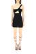 New Gauge81'jinan' One-shoulder Mini Dress Jinan Black Authentic Nwt