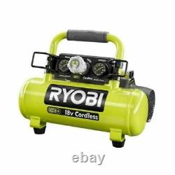 NEW RYOBI P739 ONE+ 1 Gal. Portable 18V Horizontal Air Compressor Tool Only
