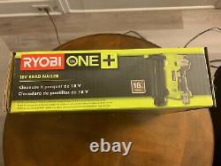 NIB Ryobi Brad Nailer P320 18V 18-Volt ONE+ AirStrike 18-Gauge (Tool-Only)