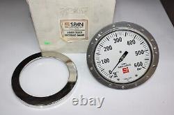 NOS LFP610 Span Pumps E-ONE 1 6 Liquid Filled Pressure Gauge (White)