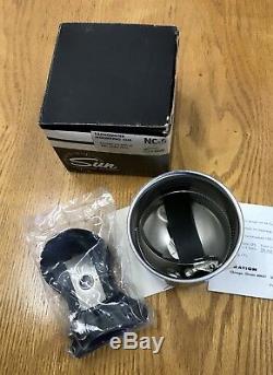 NOS Sun Super Tachometer NC-5 chrome mounting cup NIB One only Have 3 available