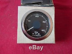 NOS Vintage Sun Tachometer IT-475 4000 RPM 12v One Piece In Original Box
