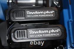 New Honsel RivdomONE GB106 Gage Bilt 16V Rivet Tool with Two Batteries