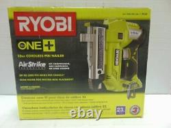 New Ryobi P318 18-Volt ONE+ AirStrike 23-Gauge Cordless Pin Nailer Tool Only