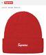 New Supreme Loose Gauge Beanie Red Fw24