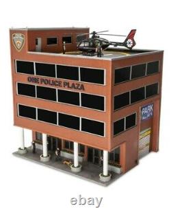 Nib Limited O Gauge Scale One Police Plaza Building With Helicopter