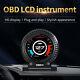 Obd2 Car Hud Head-up Display Speedmeter Voltmeter Digital Multi Function Gauge