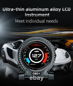 OBD2 Car HUD Head-Up Display Speedmeter Voltmeter Digital Multi Function Gauge