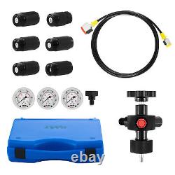 OMT Hydraulic Nitrogen Accumulator Charging Kit with 3 Gauges Nitrogen Fill Kit