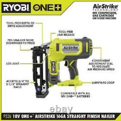 ONE+ 18V 16-Gauge Cordless AirStrike Finish Nailer Tools Only